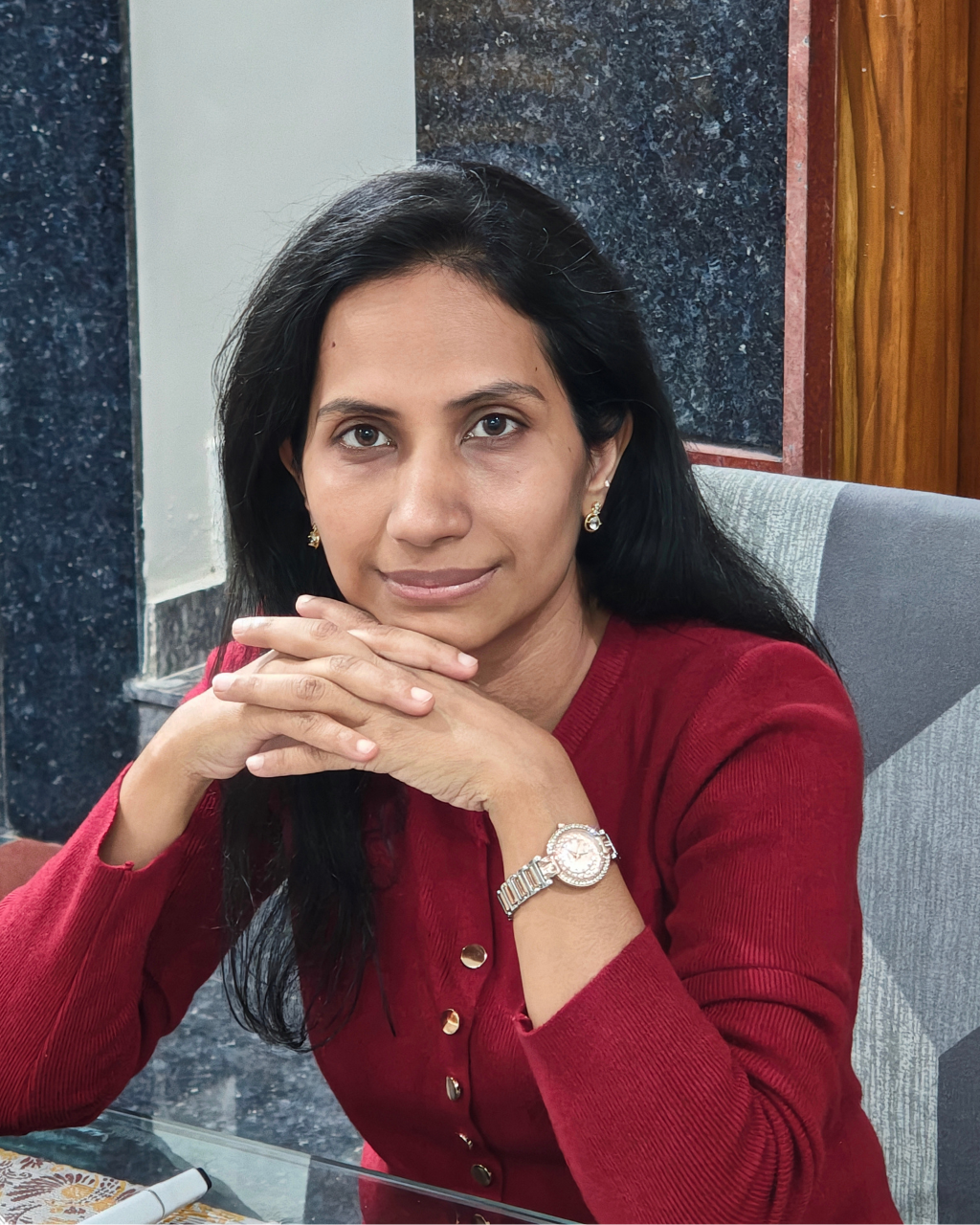 Portrait of Zarina, teen parenting specialist